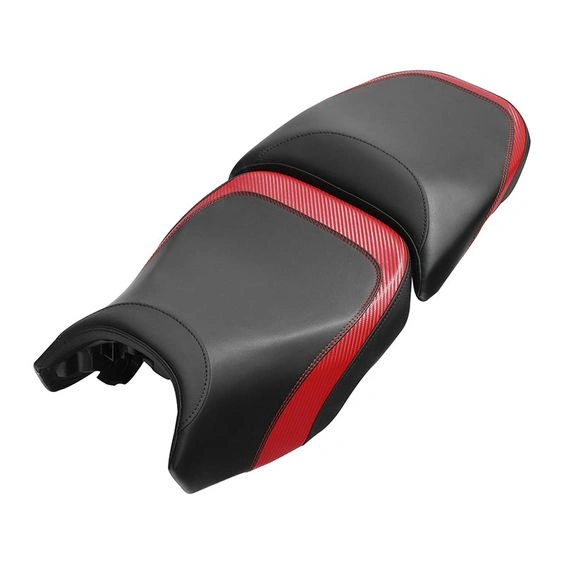 Black + Red Driver & Passenger Seat Pillion Fit For BMW R1200GS Adventure 2013-2018